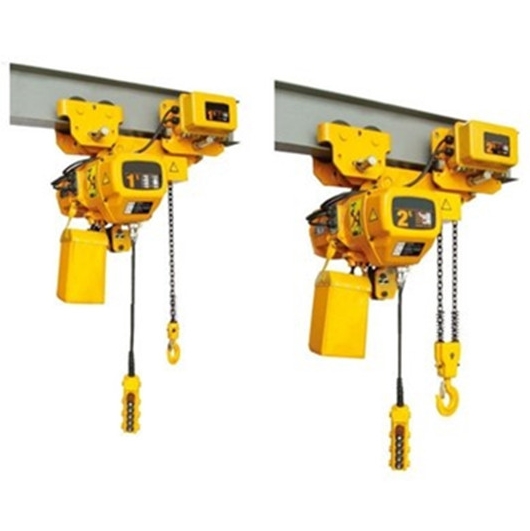 Low headroom electric chain hoist 