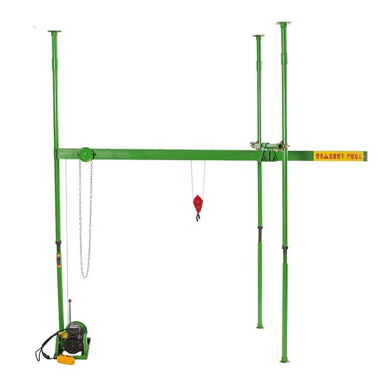 Indoor three-column loading crane 
